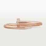 Cartier Juste un Clou bracelet, large model, diamonds - Image 8